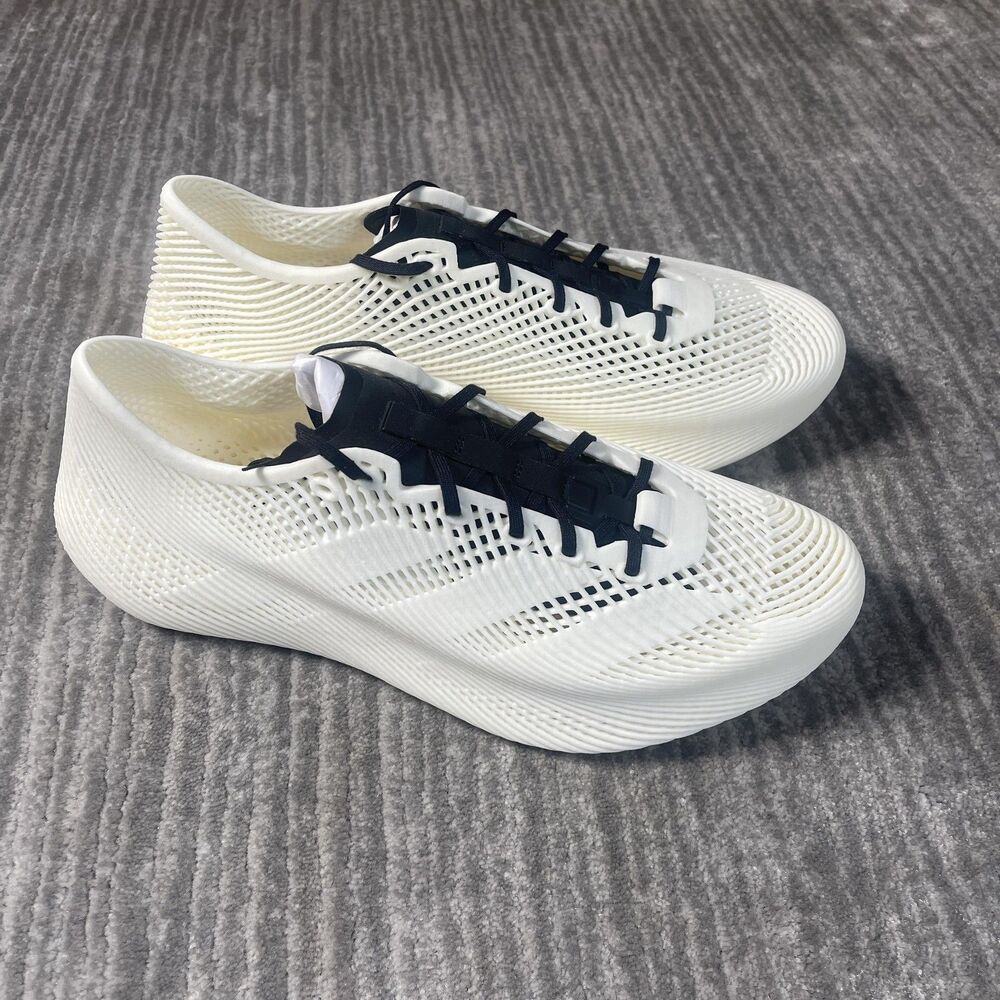 Adidas ClimaCool Laced Shoes Mens Size 10.5 White Black 3D Mesh Sneakers JQ6637